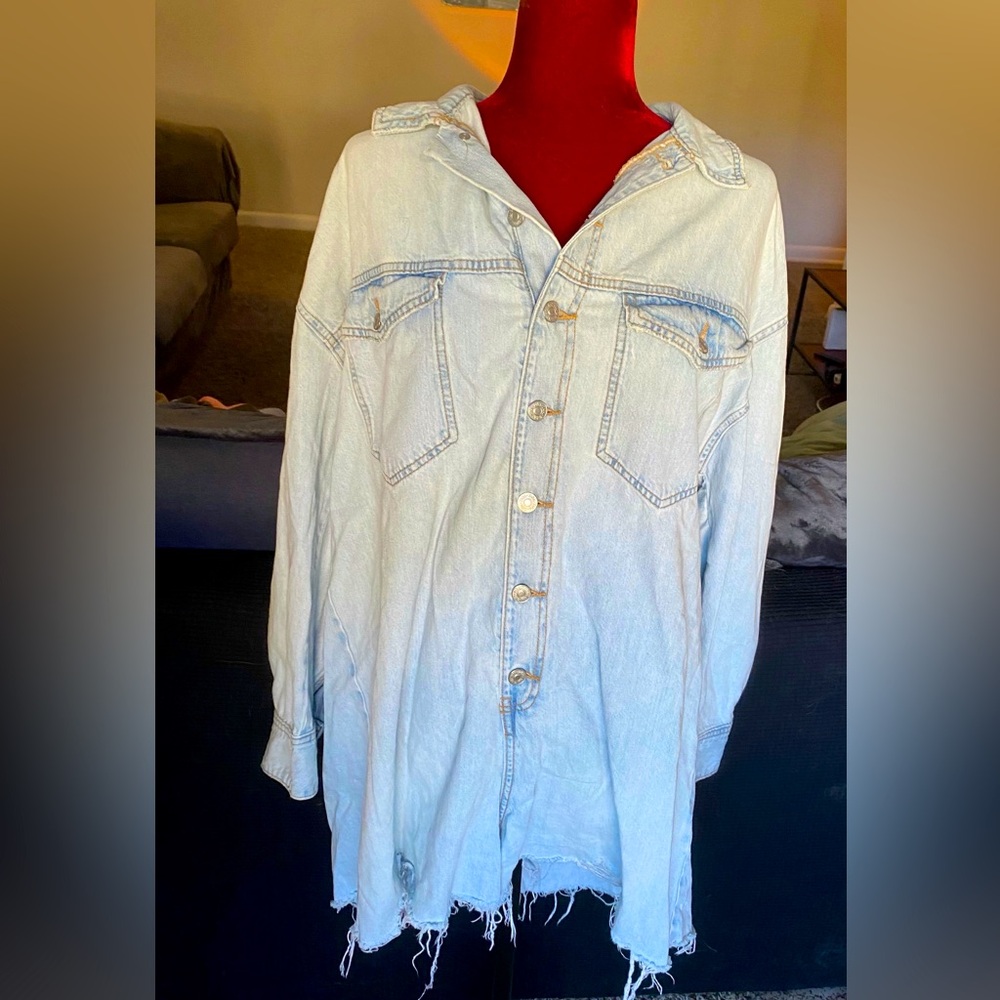 ZARA Denim Romper